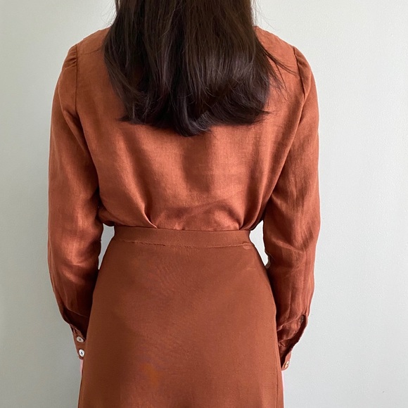 Mango Linen Top - Picture 2 of 7